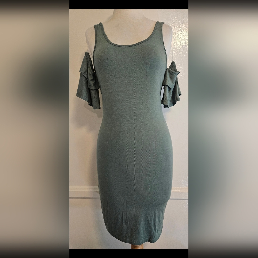 New Rayon spandex jersey stretch dress